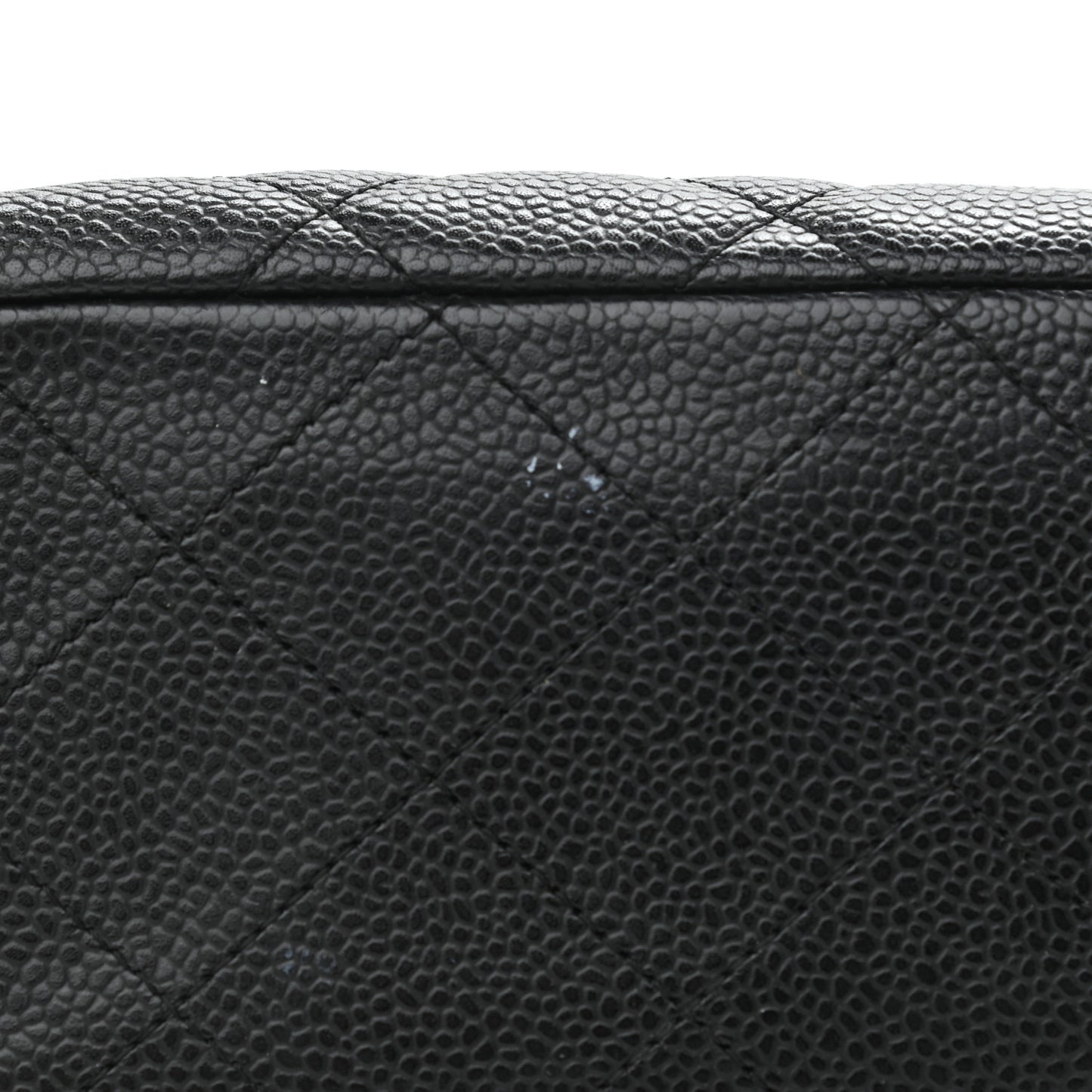 Caviar Quilted Jumbo Single Flap Black