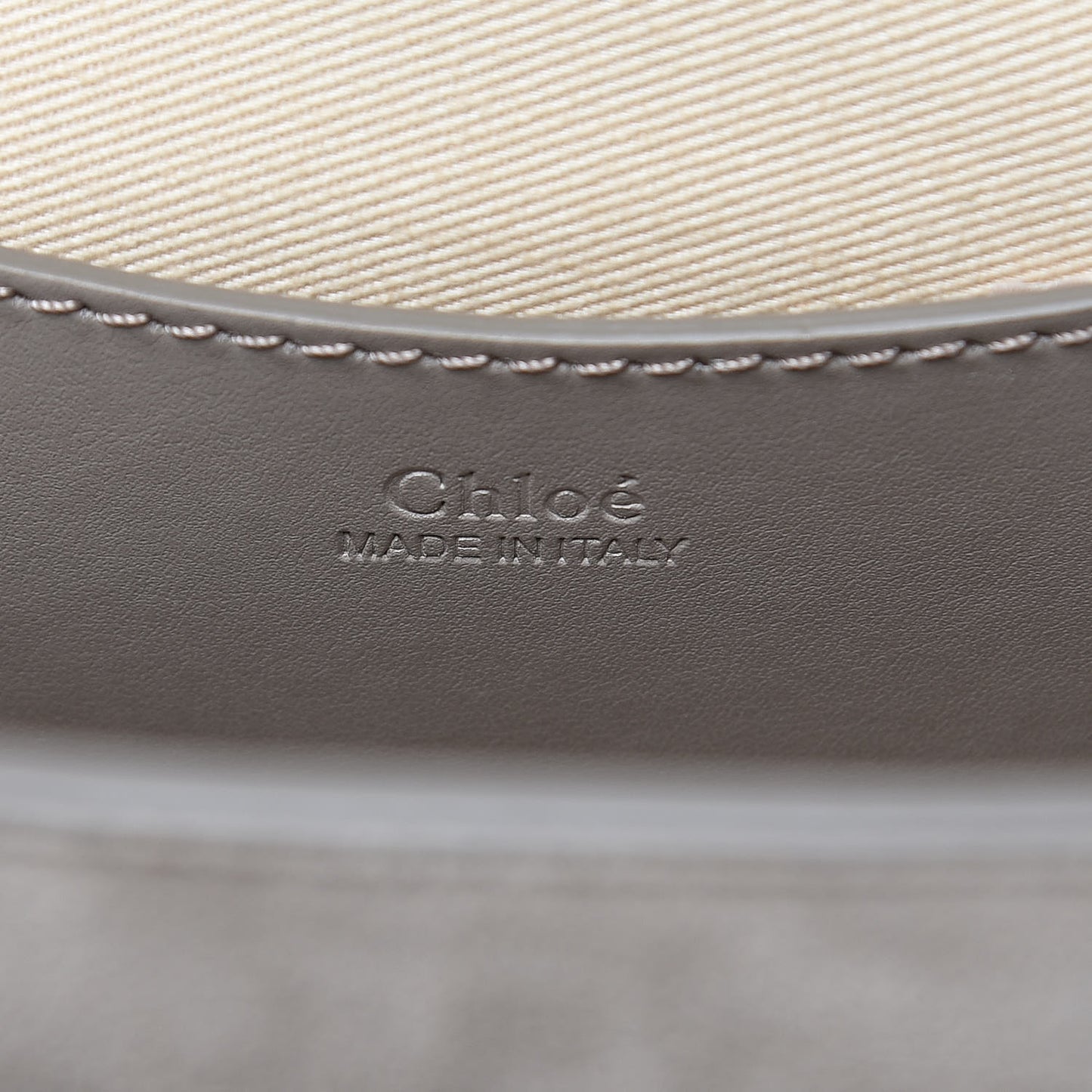 Calfskin Large Tess Bag Motty Grey