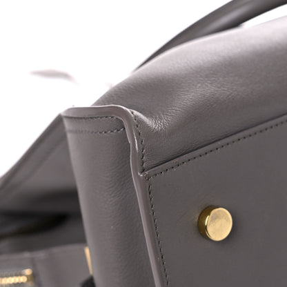 Saint Laurent Smooth Calfskin Small Cabas Monogram Fog 8 of 21