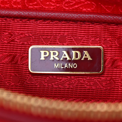 Prada Tessuto Nylon Small Shoulder Bag Rosso 6 of 14