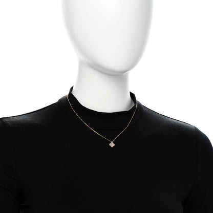 Van Cleef & Arpels 18K Yellow Gold Mother of Pearl Sweet Alhambra Pendant Necklace 2 of 5