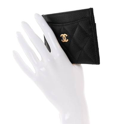 Chanel Caviar Quilted Card Holder Black 2 of 9
