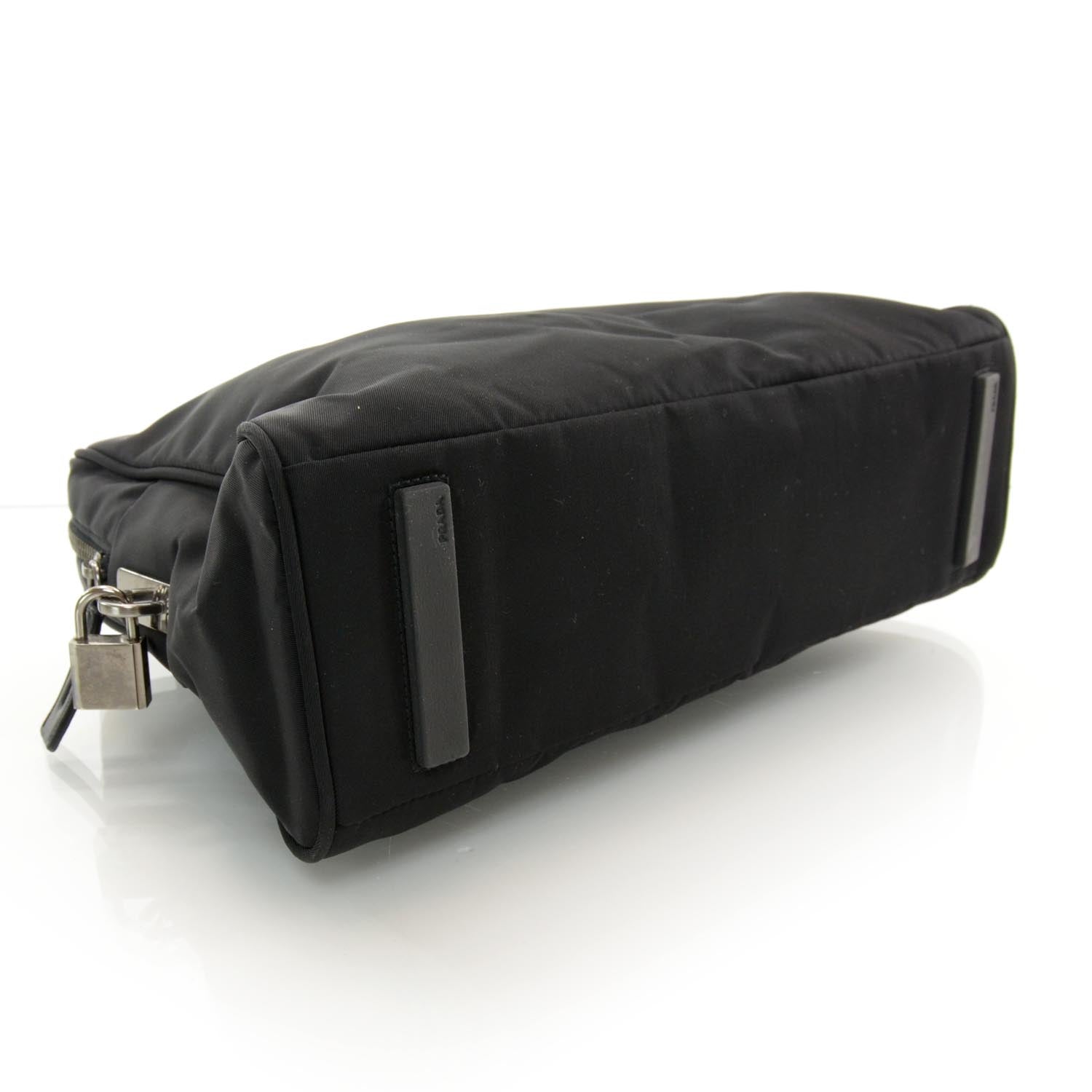 Prada Tessuto Nylon Handbag Nero Black 4 of 8