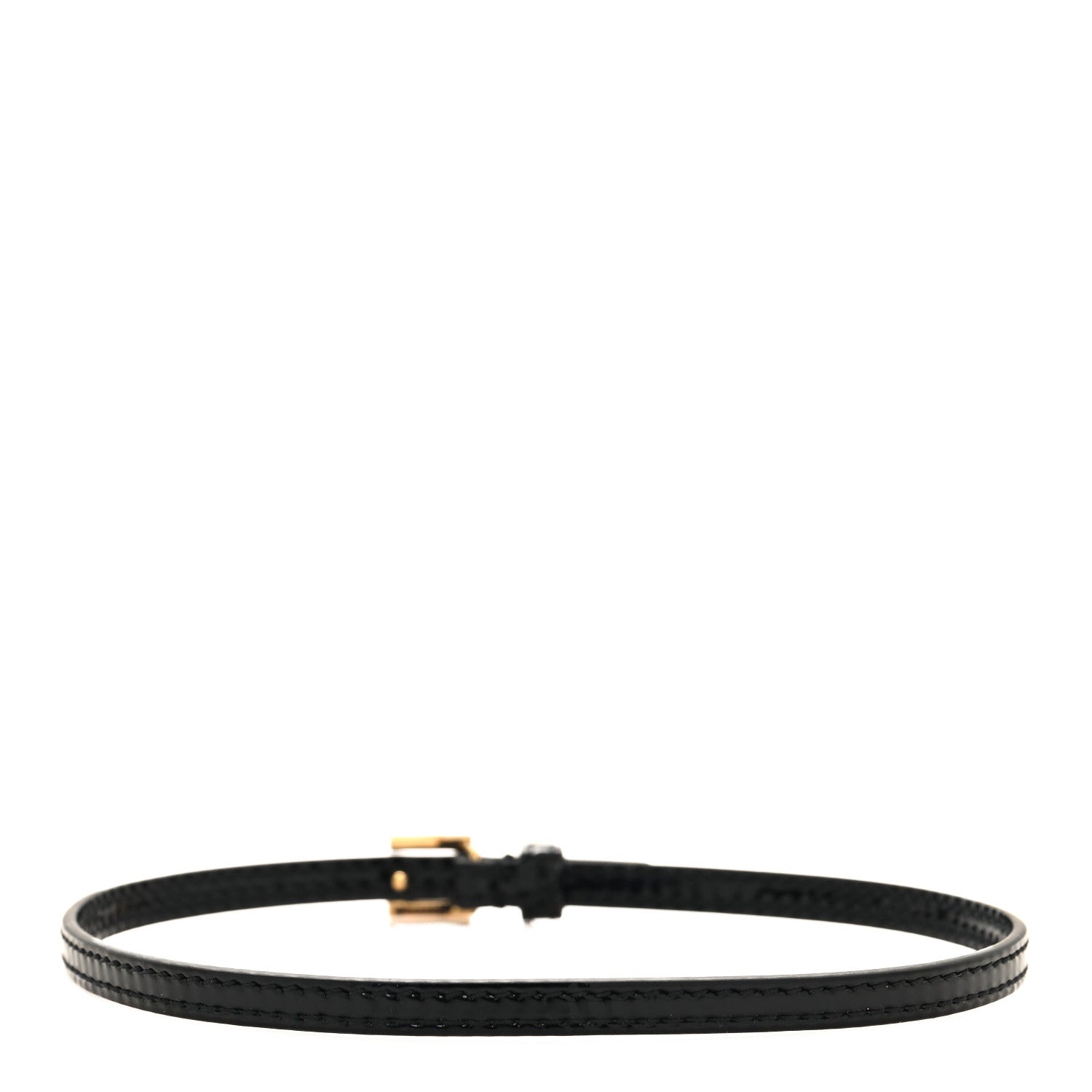 Gucci Patent G Buckle Choker Black 3 of 5
