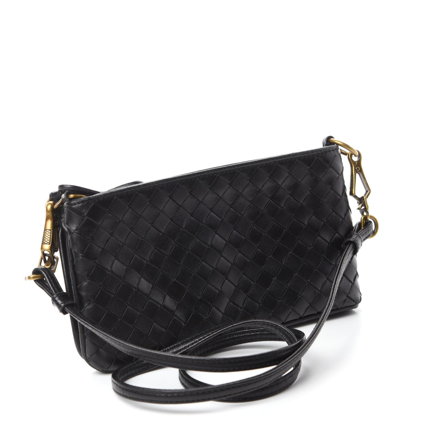 Bottega Veneta Nappa Intrecciato Convertible Clutch Black 3 of 11