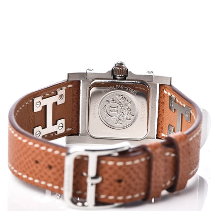 Hermes Stainless Steel Epsom 23mm Medor Quartz Watch Gold 5 of 8