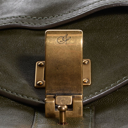 Proenza Schouler Lambskin PS1 Extra Large Satchel Military 10 of 15
