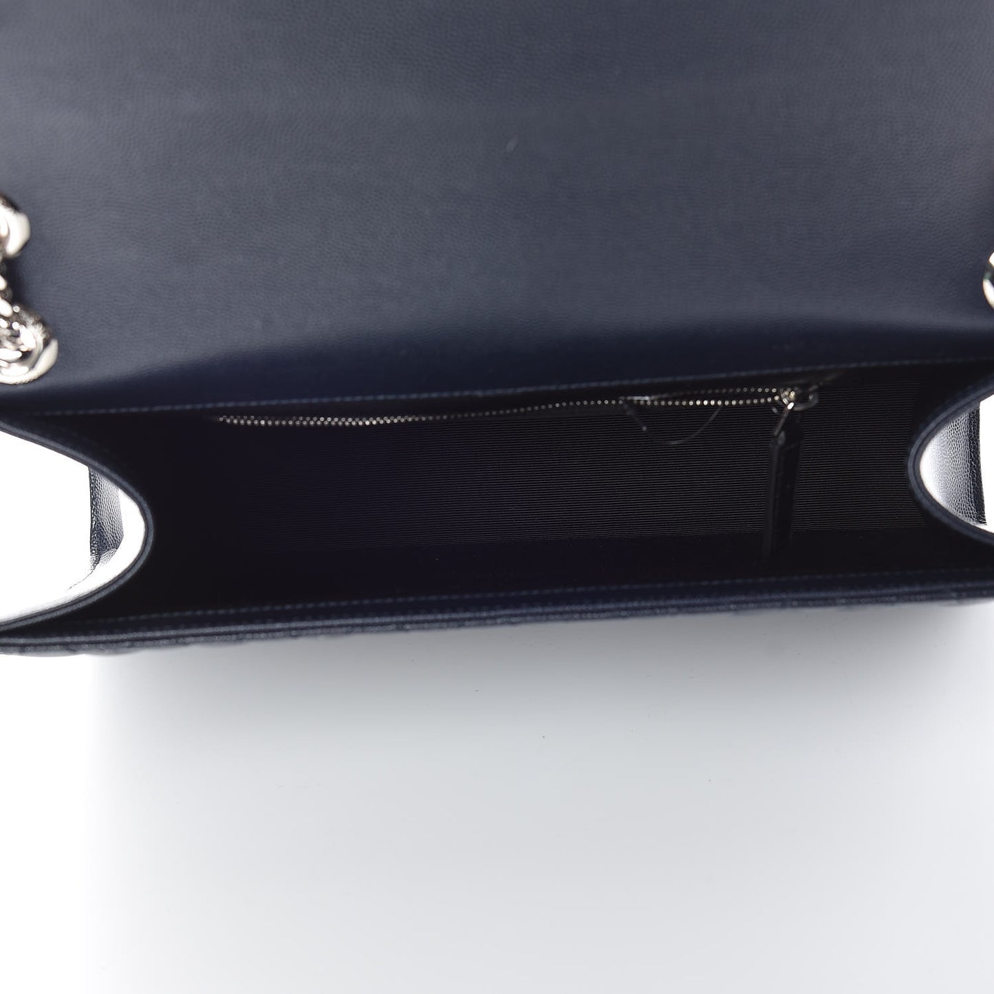 Grain De Poudre Large Tri-Quilt Monogram Satchel Deep Marine