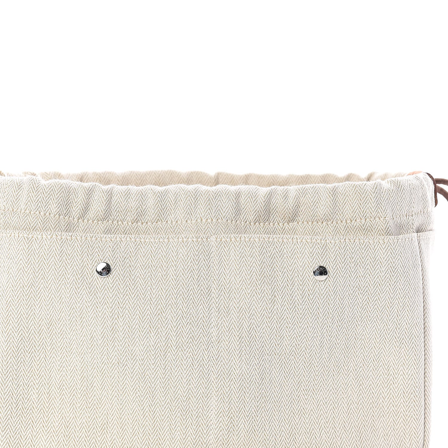 Hermes Canvas Barenia Fourbi 25 MM Pouch Naturel Fauve 9 of 9