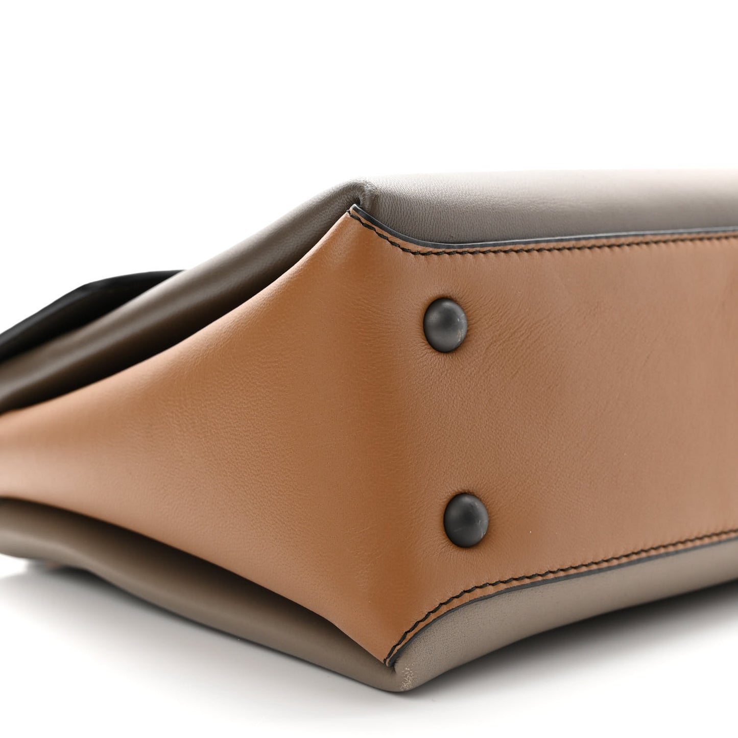 Nappa Small Multicolor Piazza Bag Steel New Cigar