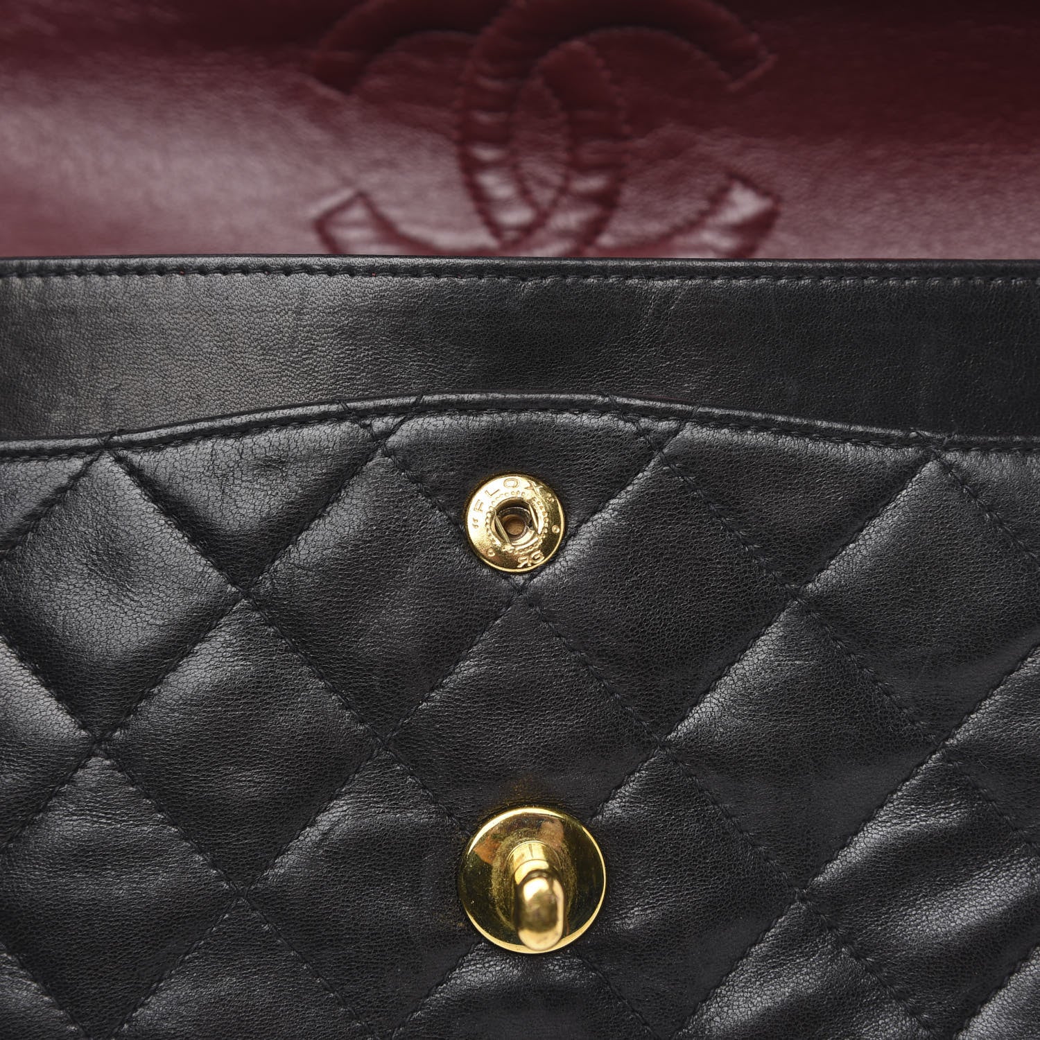 Chanel Lambskin Quilted Small Double Flap Black 10 of 14