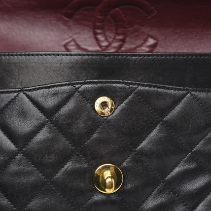 Chanel Lambskin Quilted Small Double Flap Black 10 of 14