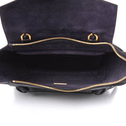Celine Grained Calfskin Micro Belt Bag Black 5 of 10