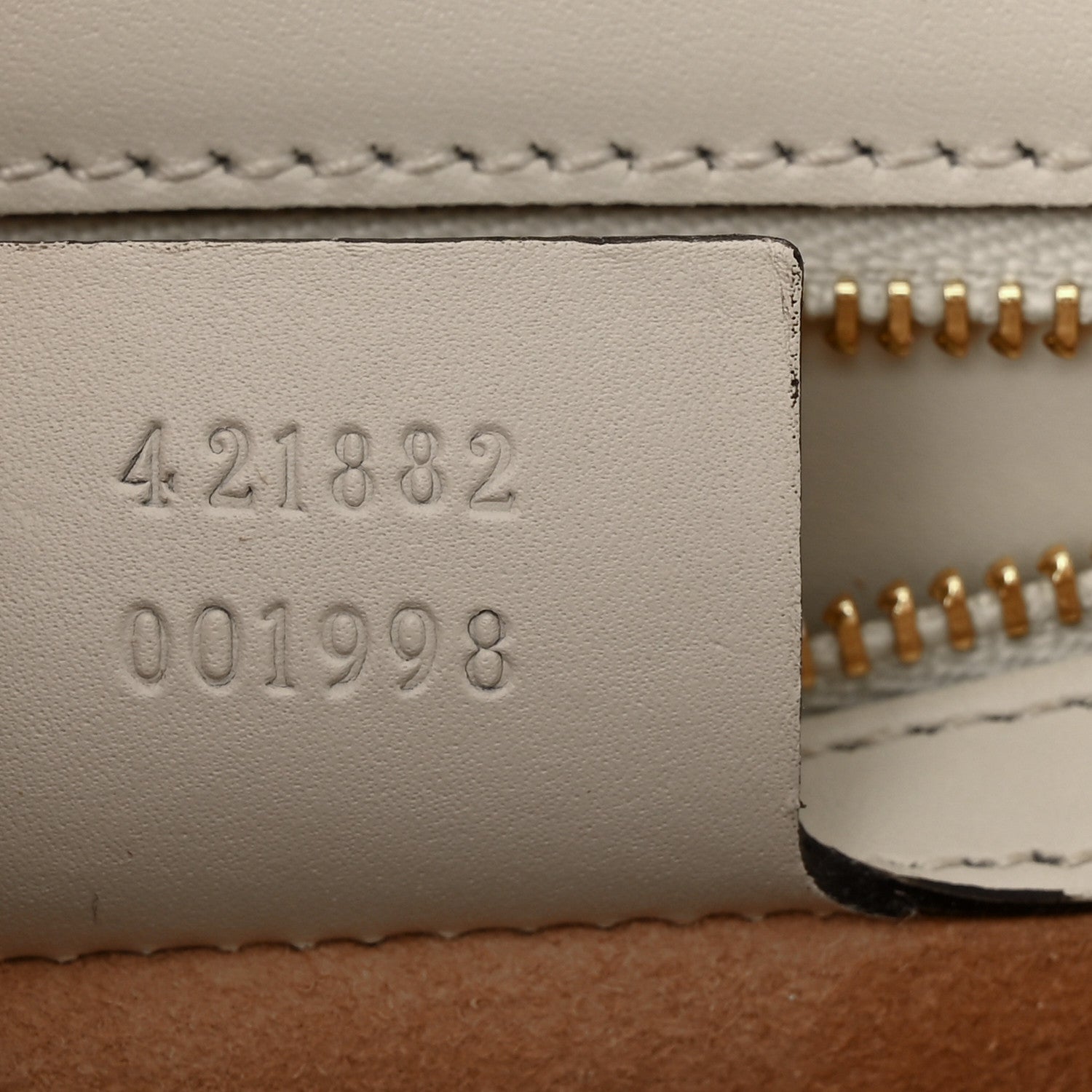 Gucci Calfskin Small Sylvie Shoulder Bag Off White 7 of 14