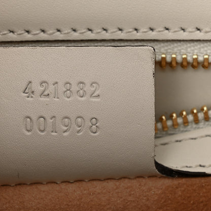 Gucci Calfskin Small Sylvie Shoulder Bag Off White 7 of 14