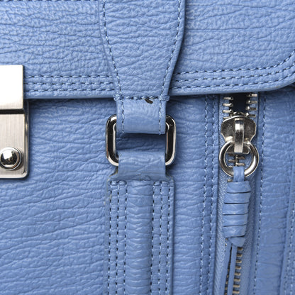 3.1 Phillip Lim 3.1 Textured Calfskin Medium Pashli Satchel Light Blue 11 of 13
