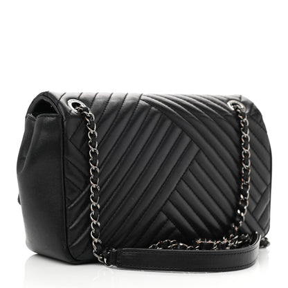 Chanel Lambskin Small CC Crossing Flap Black 3 of 11