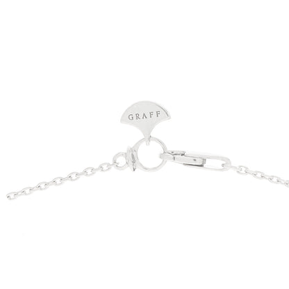 Graff 18K White Gold Diamond Petite Cross Pendant Necklace 4 of 5