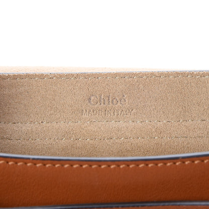 Chloe Calfskin Mini Hudson Fringe Shoulder Bag Caramel 6 of 7