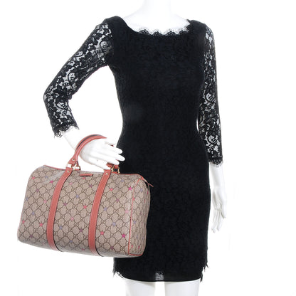 Gucci GG Supreme Stars Medium Joy Boston Pink 2 of 8
