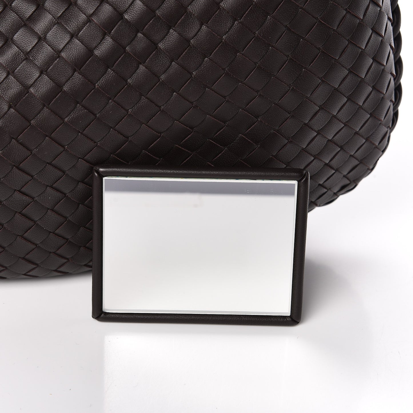 Nappa Intrecciato Medium Veneta Hobo Ebano