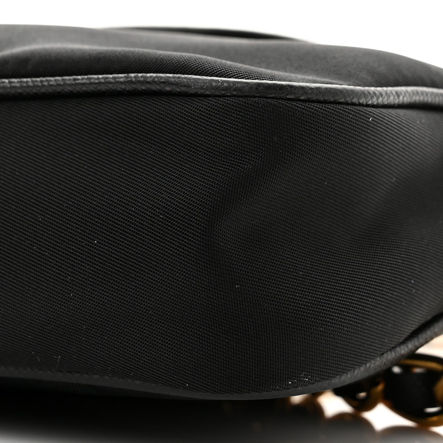 Tessuto Nylon Saffiano Crossbody Bag Black