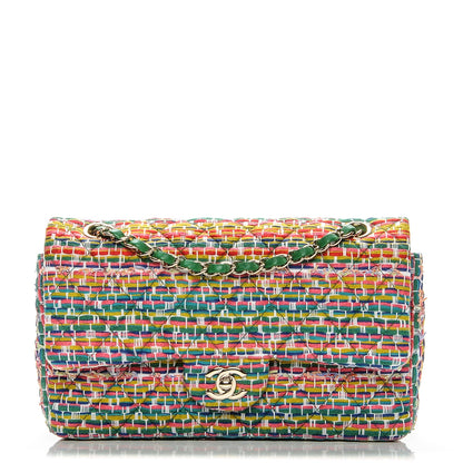 Chanel Tweed Quilted Medium Double Flap Multicolor 1 of 7