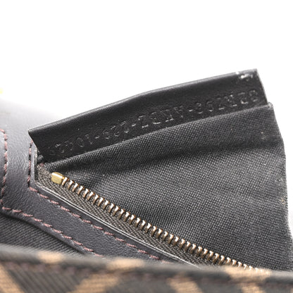 Fendi Fabric Jacquard FF 1974 Midi Chain Baguette Tobacco Moro 7 of 10