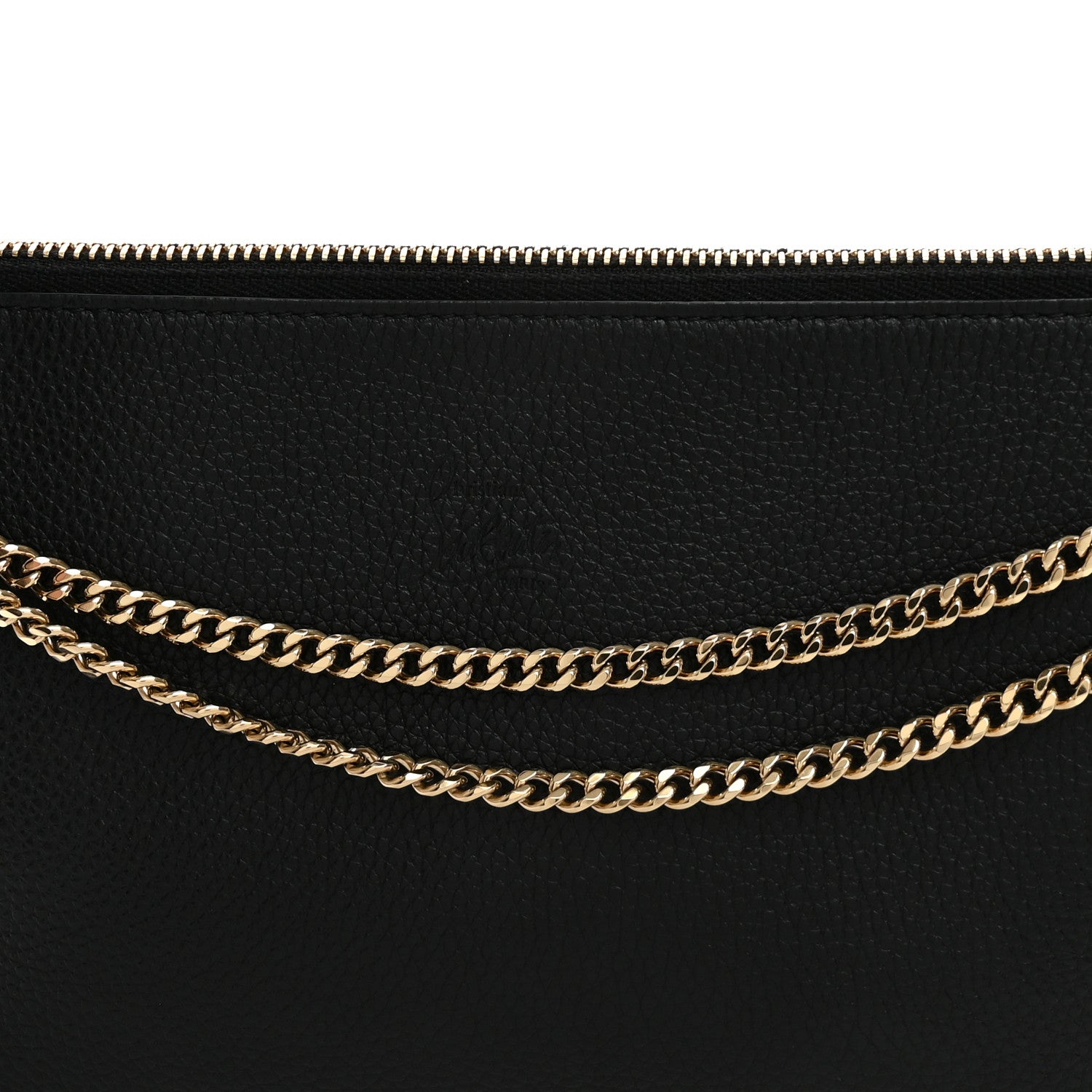 Christian Louboutin Toile Monogram Loubila Chain Hybrid Crossbody Black Black 7 of 10