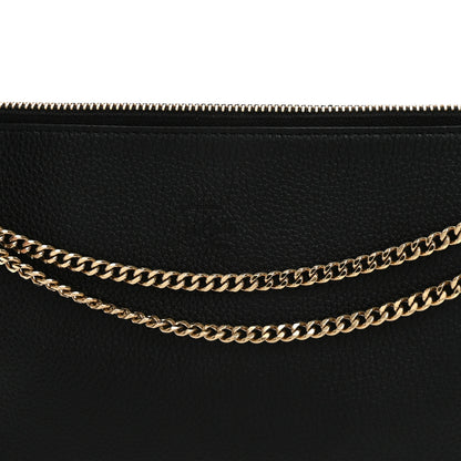 Christian Louboutin Toile Monogram Loubila Chain Hybrid Crossbody Black Black 7 of 10