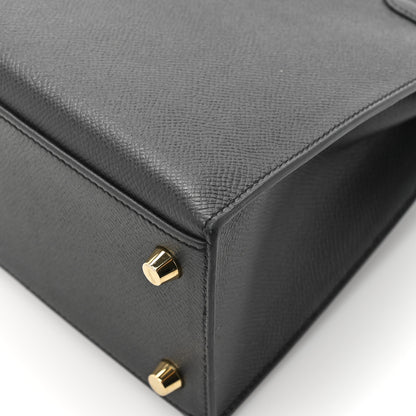 Hermes Epsom Kelly Sellier 25 Black 22 of 23