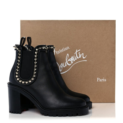 Christian Louboutin Nappa Spiked Capahutta 70 Chelsea Boots 36 Black 11 of 11