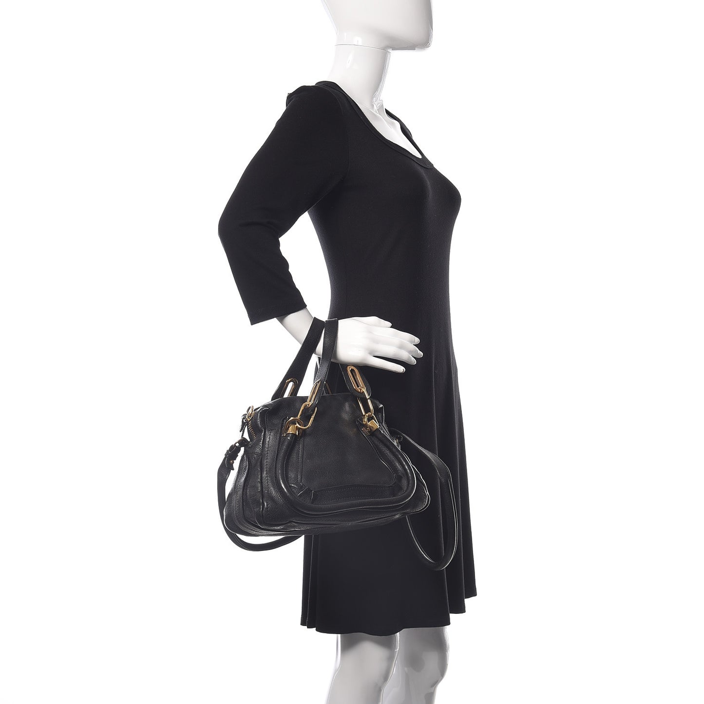 Calfskin Small Paraty Black