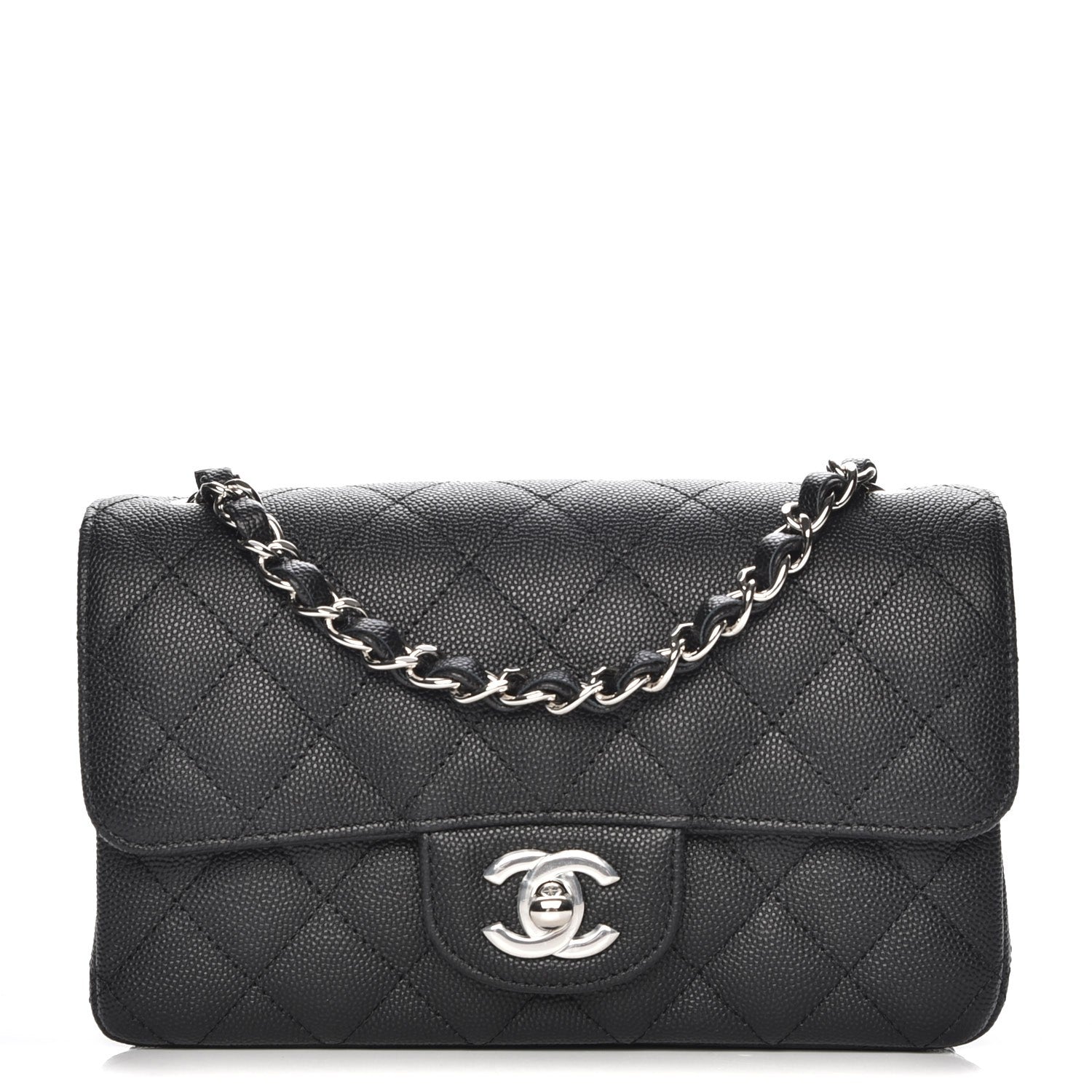 Chanel Caviar Quilted Mini Rectangular Flap Black 1 of 8