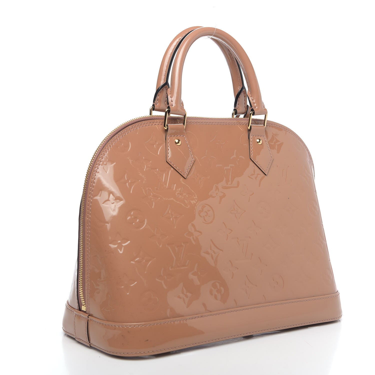 Louis Vuitton Vernis Alma PM Rose Velours 3 of 10