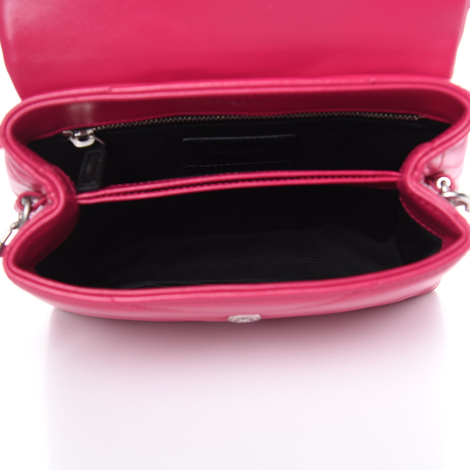 Saint Laurent Calfskin Y Quilted Monogram Toy Loulou Crossbody Bag Freesia 5 of 10