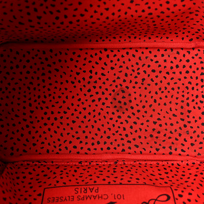 Louis Vuitton Monogram Kusama Waves Neverfull MM Red 5 of 10