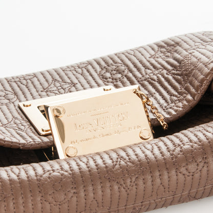 Louis Vuitton Calfskin Quilted Monogram Altair Clutch Beige 7 of 8