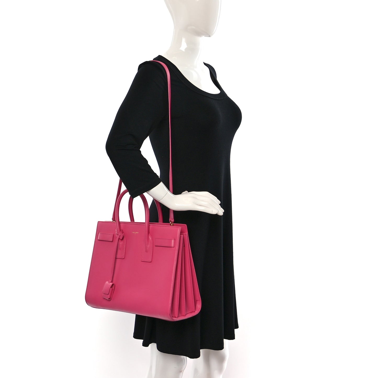 Calfskin Sac De Jour Bubblegum