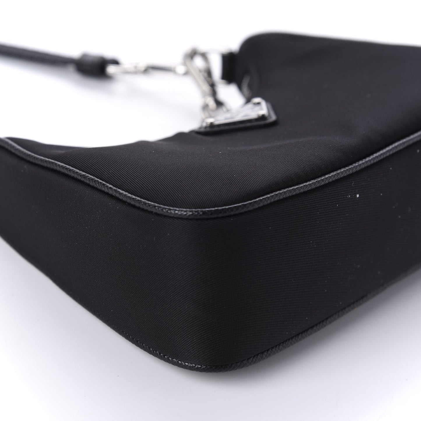 Tessuto Nylon Mini Re-Edition 2000 Shoulder Bag Black