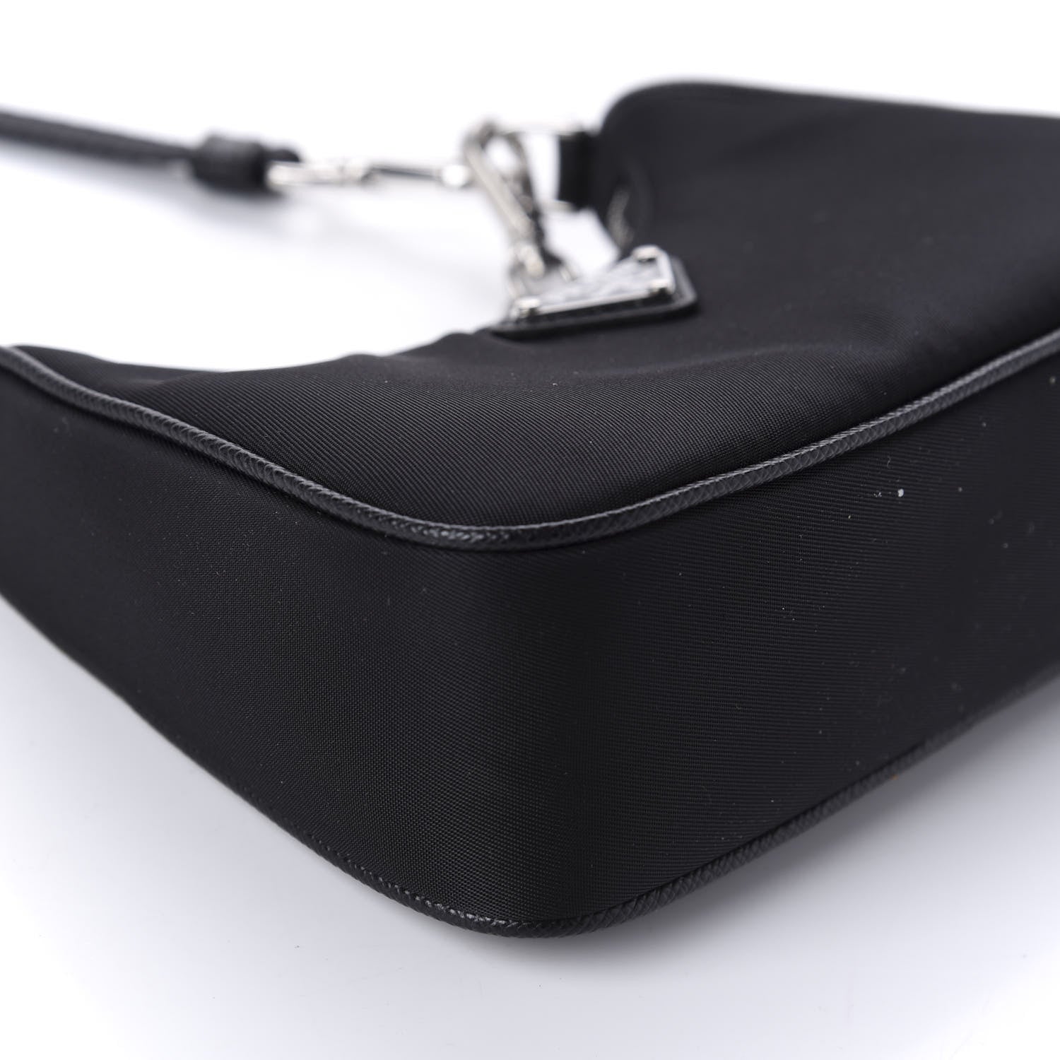 Prada Tessuto Nylon Mini Re-Edition 2000 Shoulder Bag Black 6 of 10