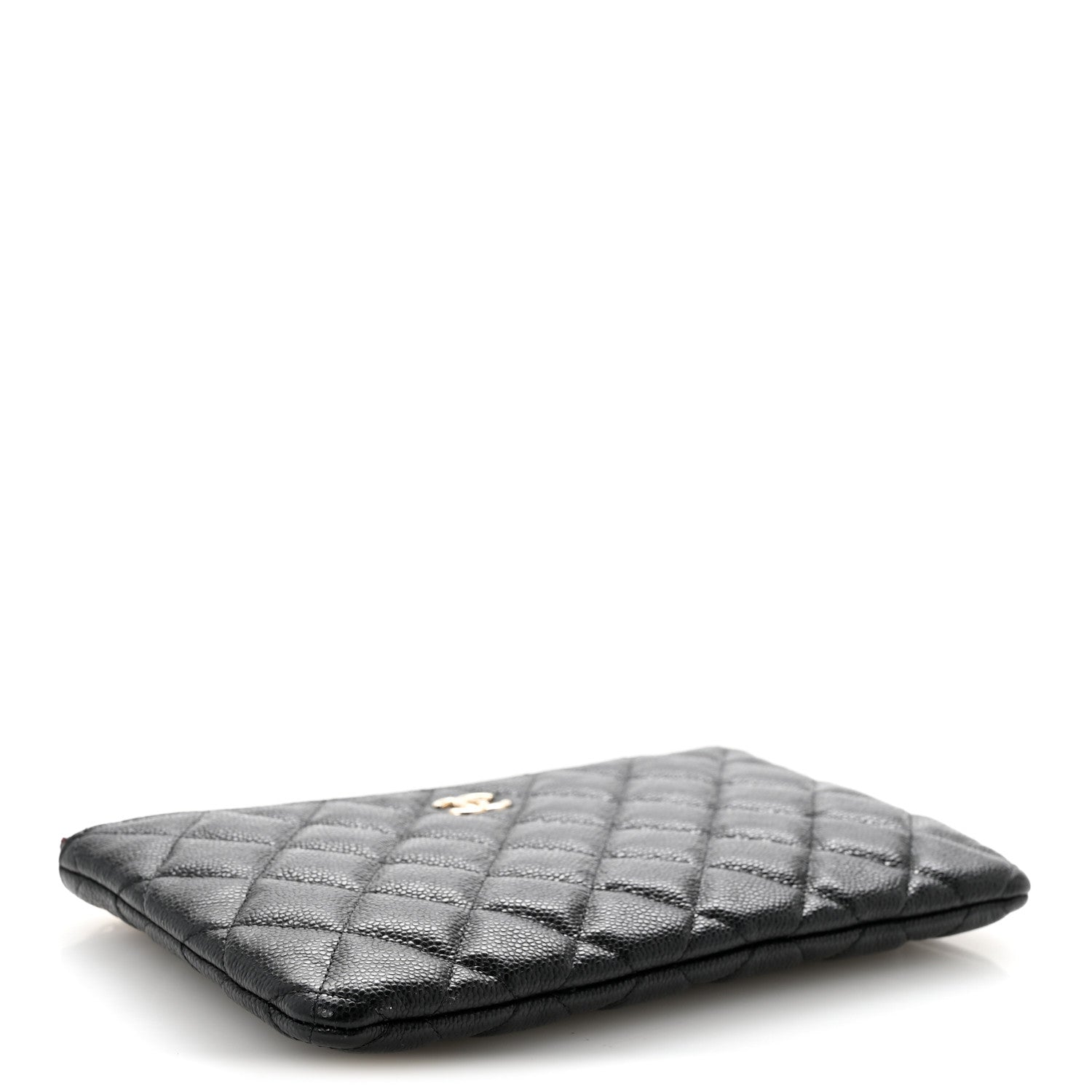 Chanel Caviar Quilted Cosmetic Case Black 4 of 8