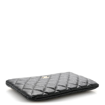 Chanel Caviar Quilted Cosmetic Case Black 4 of 8