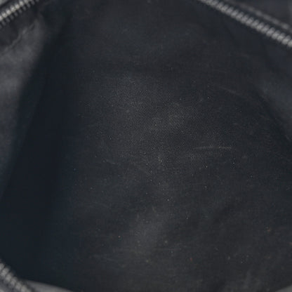 Prada Tessuto Nylon Saffiano Flat Messenger Bag Black 10 of 11