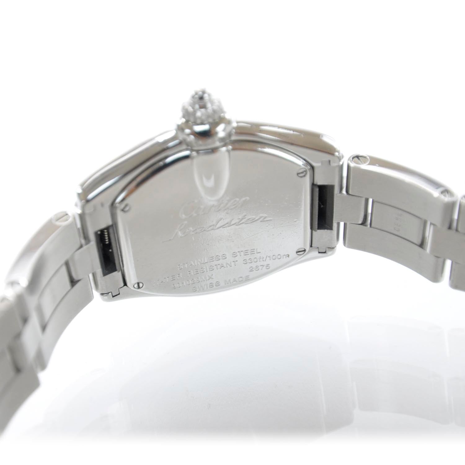 Cartier Stainless Steel 31mm Roadster Quartz Watch Pink 6 of 6