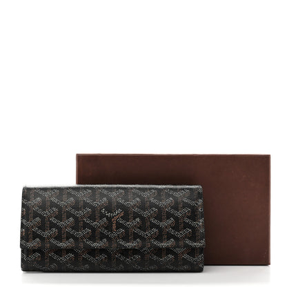 Goyard Goyardine Varenne Long Wallet Black 7 of 7