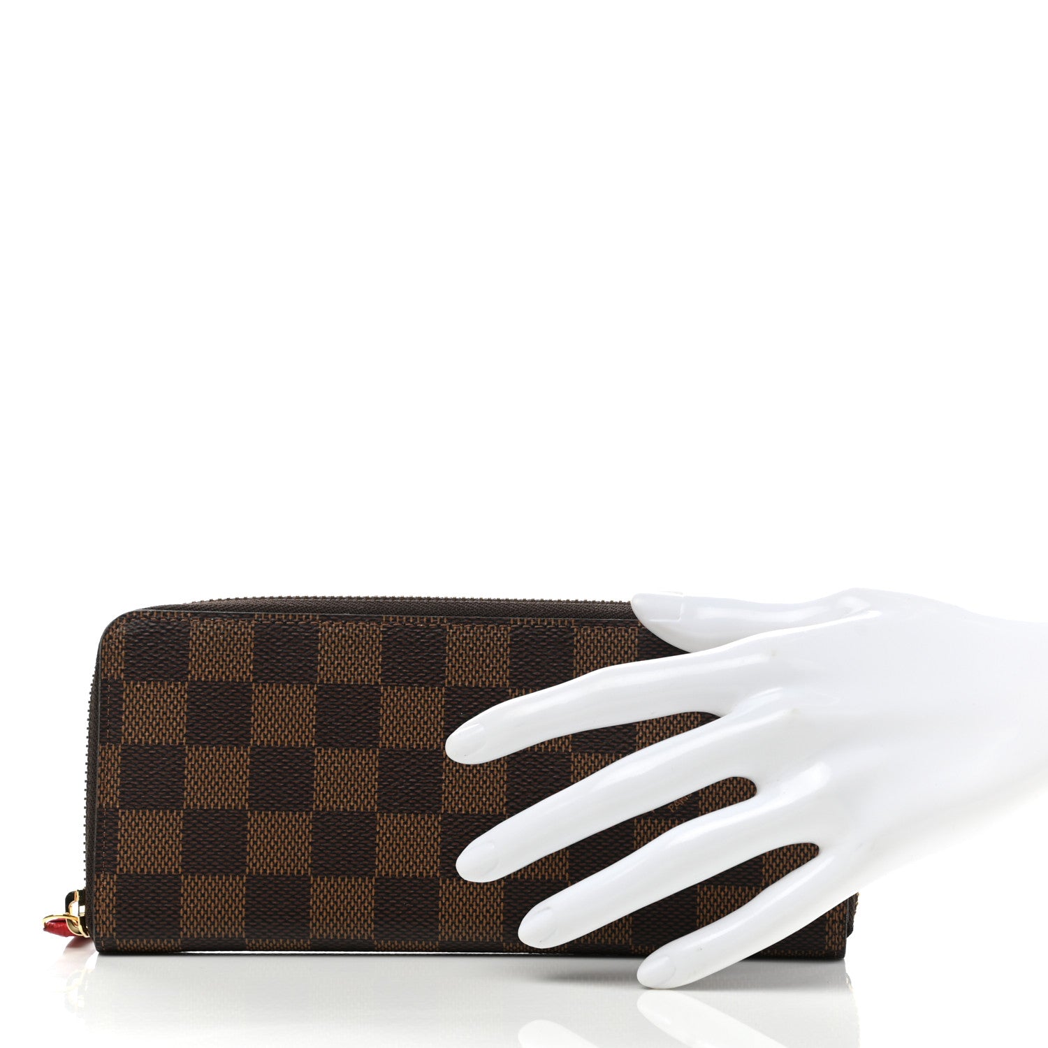 Louis Vuitton Damier Ebene Clemence Wallet 2 of 7