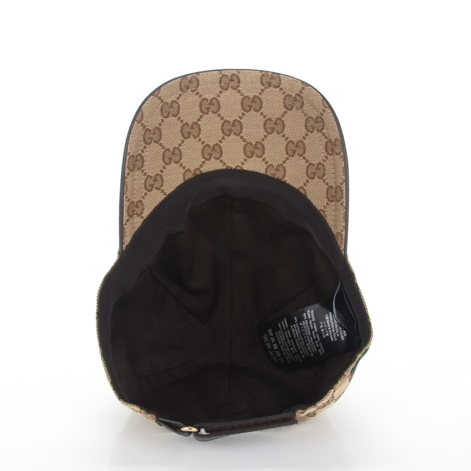 Gucci Monogram Web Baseball Hat M Beige Cocoa 4 of 6