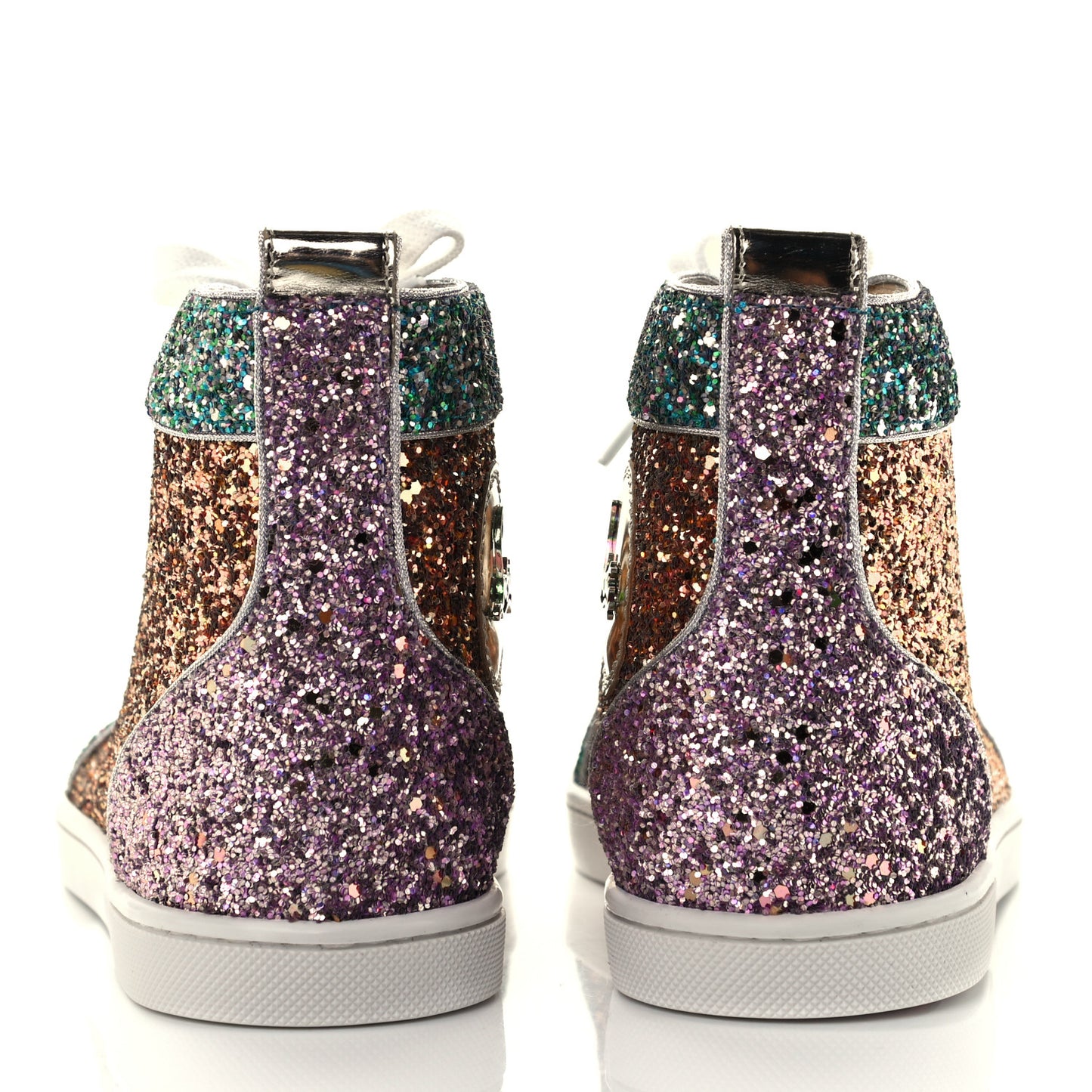 Bip Bip Glitter Womens Orlato Flat Sneakers 37 Multicolor