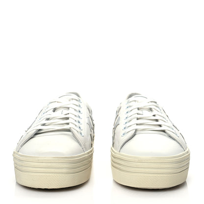 Saint Laurent Nappa Star Court Sneakers 41 Off White 2 of 10